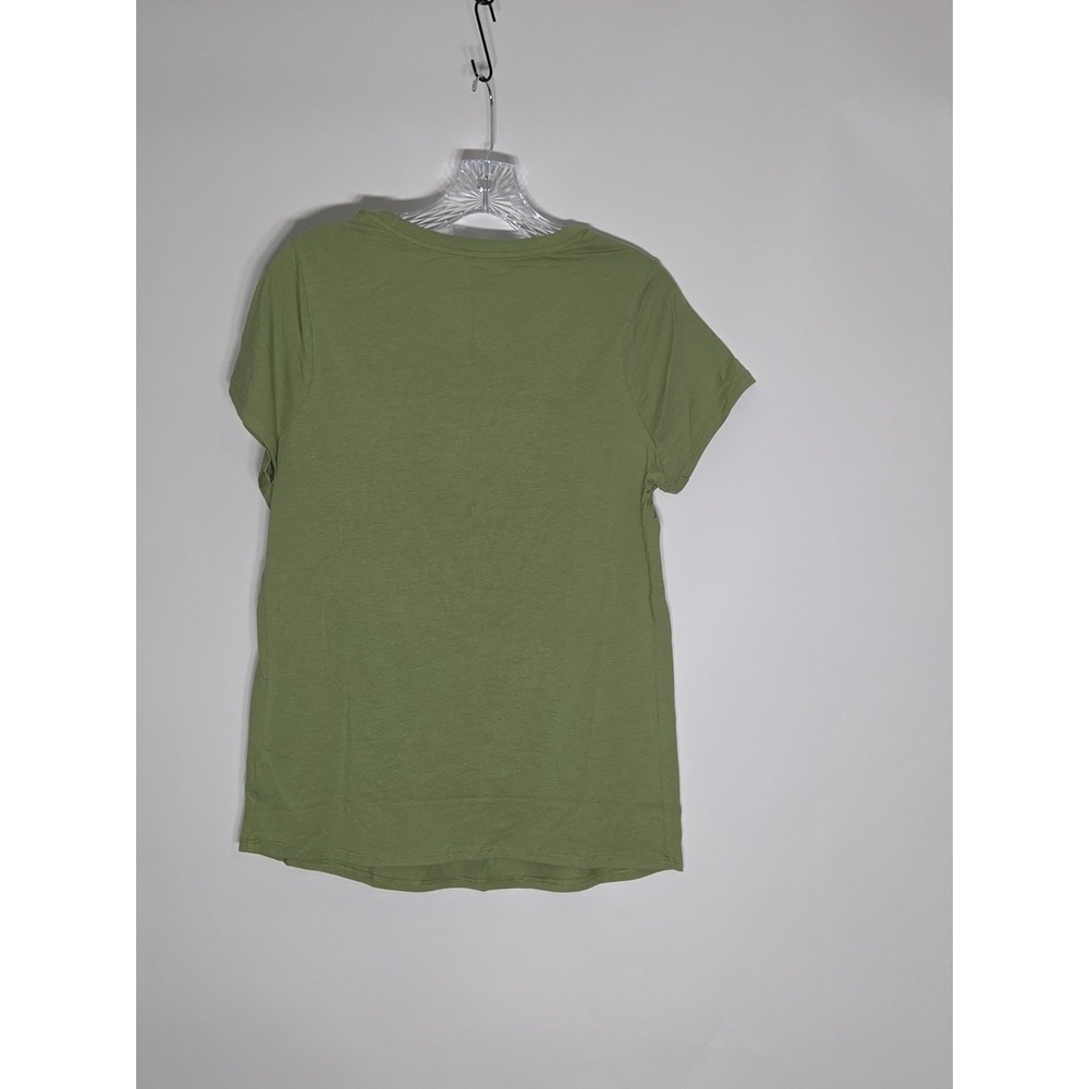 Time and Tru Maternity Graphic Tee‎ Fresh Fern Green Thats My Baby Shirt L 12-14 - Picture 2 of 4